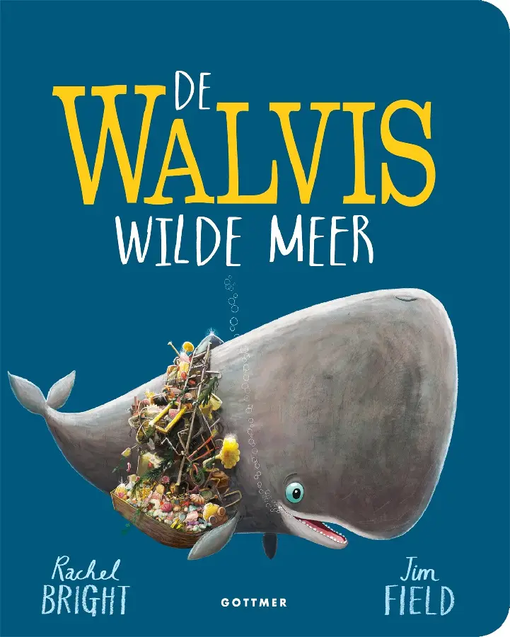 Walvis wilde meer kartonboekje