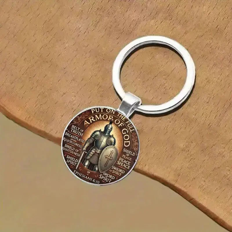 Keyring Metal/Epoxy Armor of God