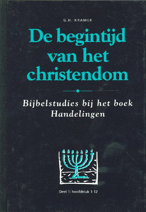 BEGINTIJD VAN HET CHRISTENDOM 1