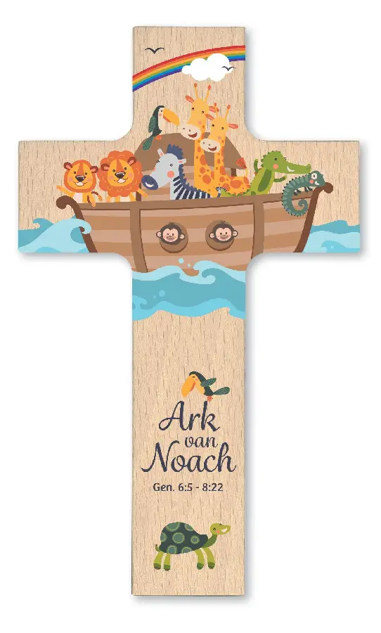 Houten kruisje ark van noach\