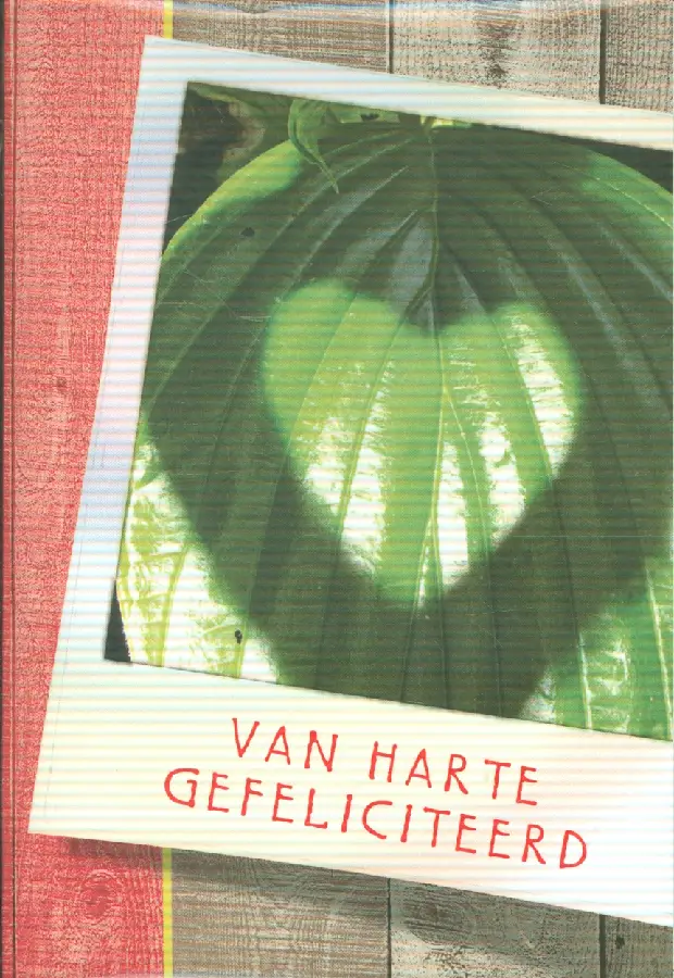 WENSKAART ...JARIG HUWELIJK HARTVORM