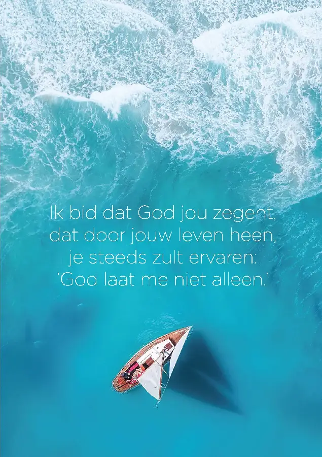 WENSKAART IK BID DAT GOD JOU ZEGENT