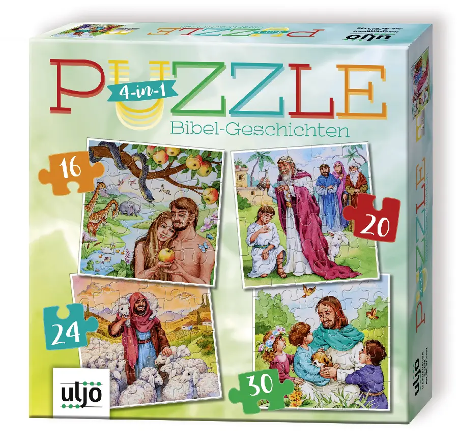 4 in 1 puzzel bijbelverhalen