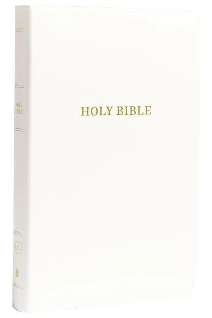 KJV gift & award bible White Imit. Lthr.