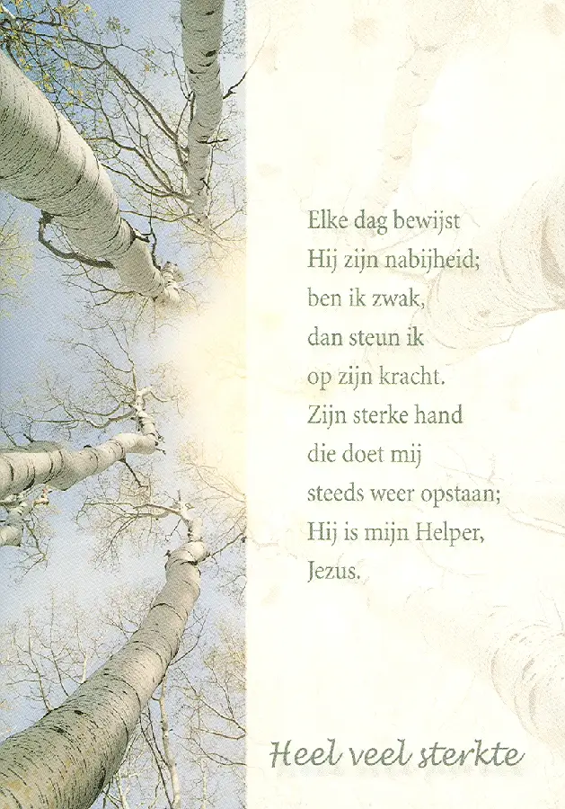 WK COND OPW ELKE DAG BEWYST HY 6 ST