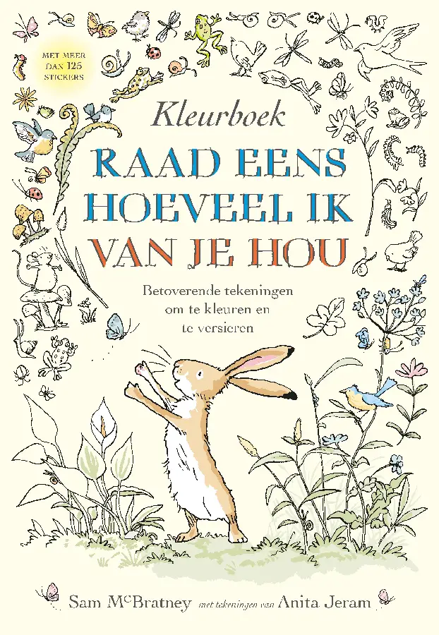 Kleurboek raad eens hoeveel ik van je ho