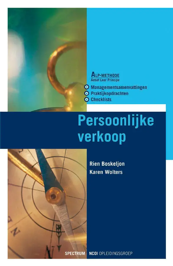 PERSOONLIJKE VERKOOP