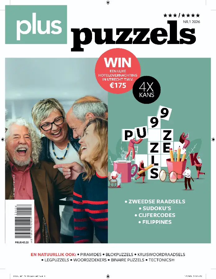 Plus puzzels nr 1 - februari 2026