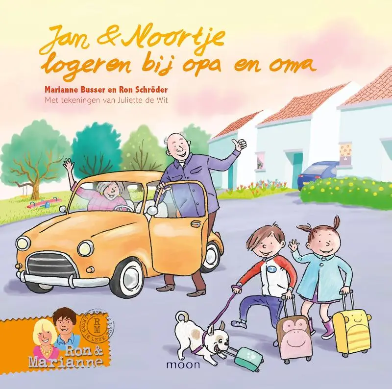 Jan&Noortje logeren bij opa en oma